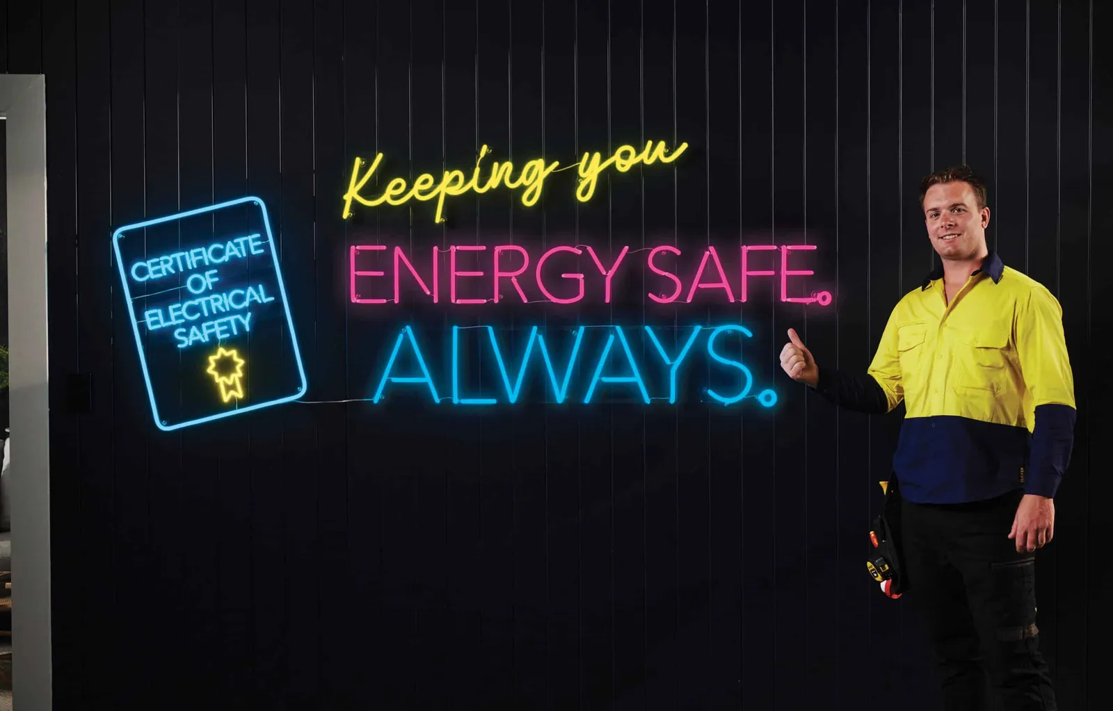 Energy Safe Victoria Keeping You Energy Safe. Always. campaign