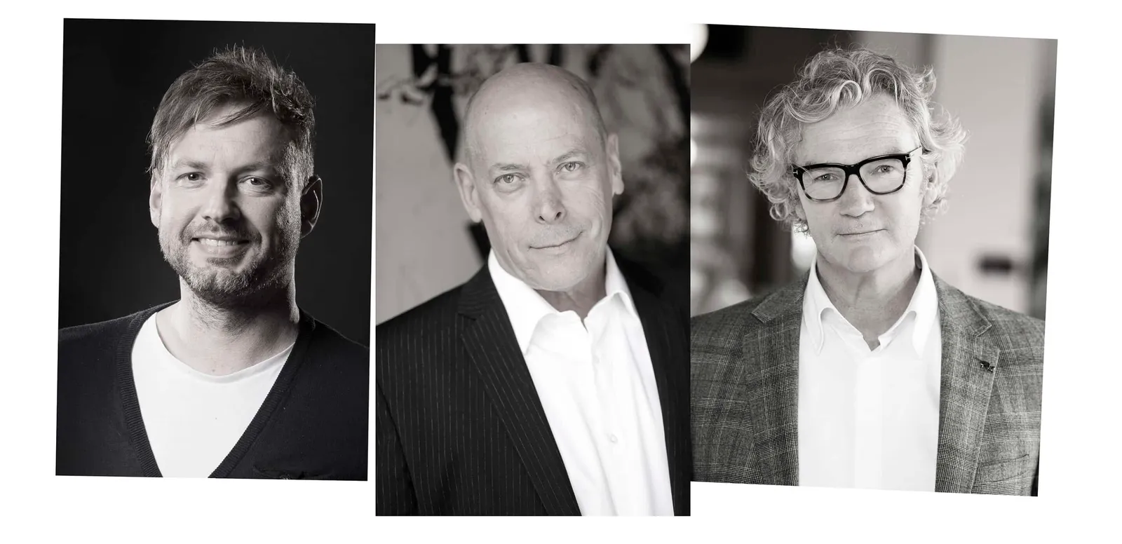 Left to right: David Finnegan, Philip Huzzard and Richard Ralphsmith